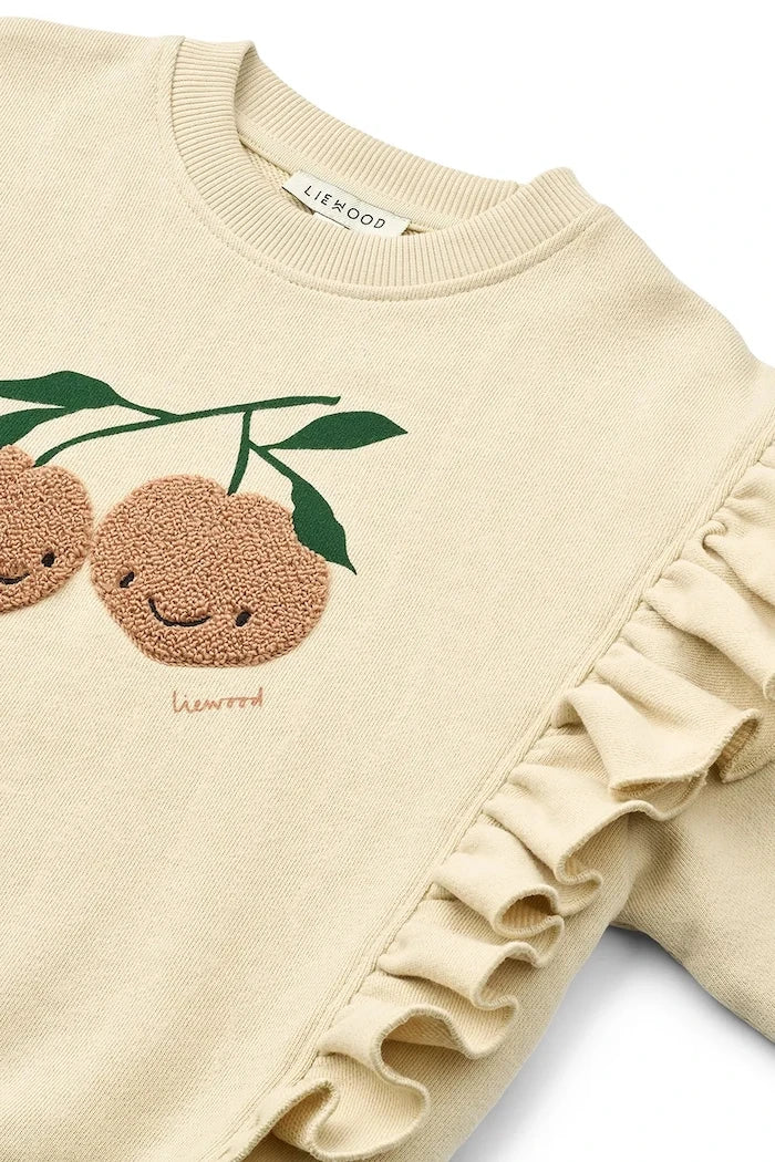 Детски памучен суичър Liewood Marcella Placement Sweatshirt