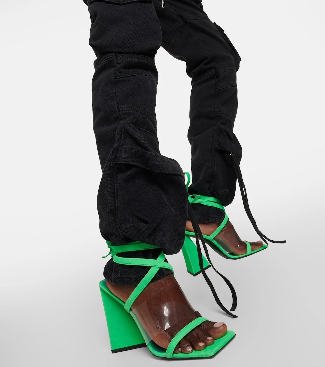 The Attico - Isa suede sandals
