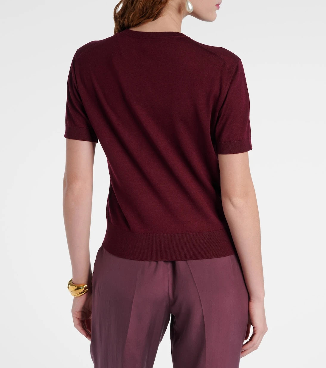 Saint Laurent - Wool, cashmere, and silk sweater