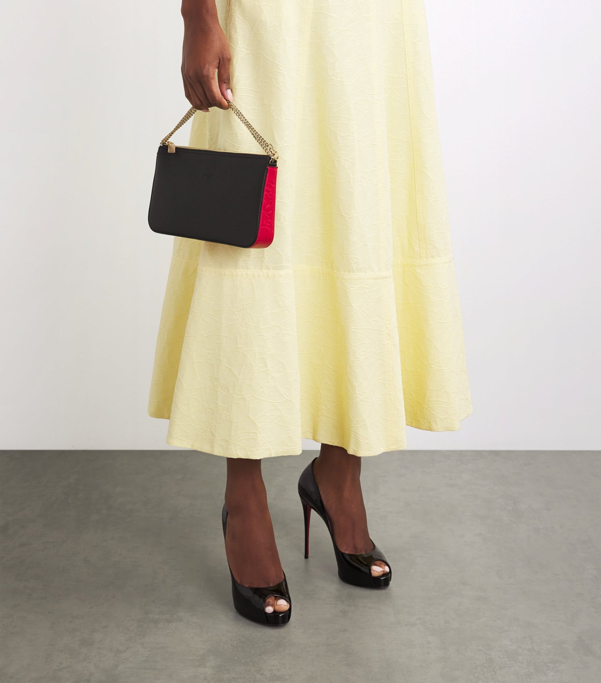 Christian Louboutin Black New Very Prive Patent Leather Pumps 120