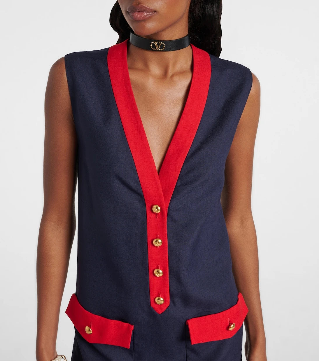 Valentino - VLogo midi dress