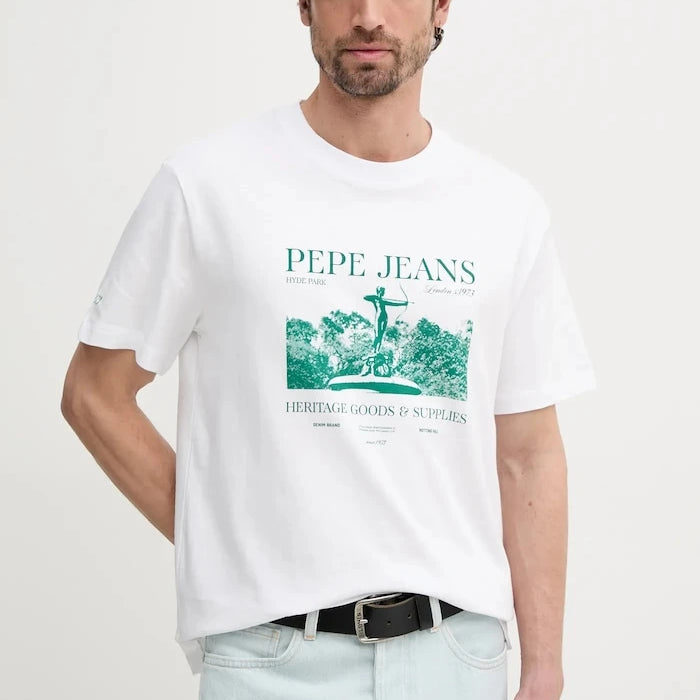 Памучна тениска Pepe Jeans PATCH