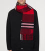 Cashmere Contrast Check Scarf