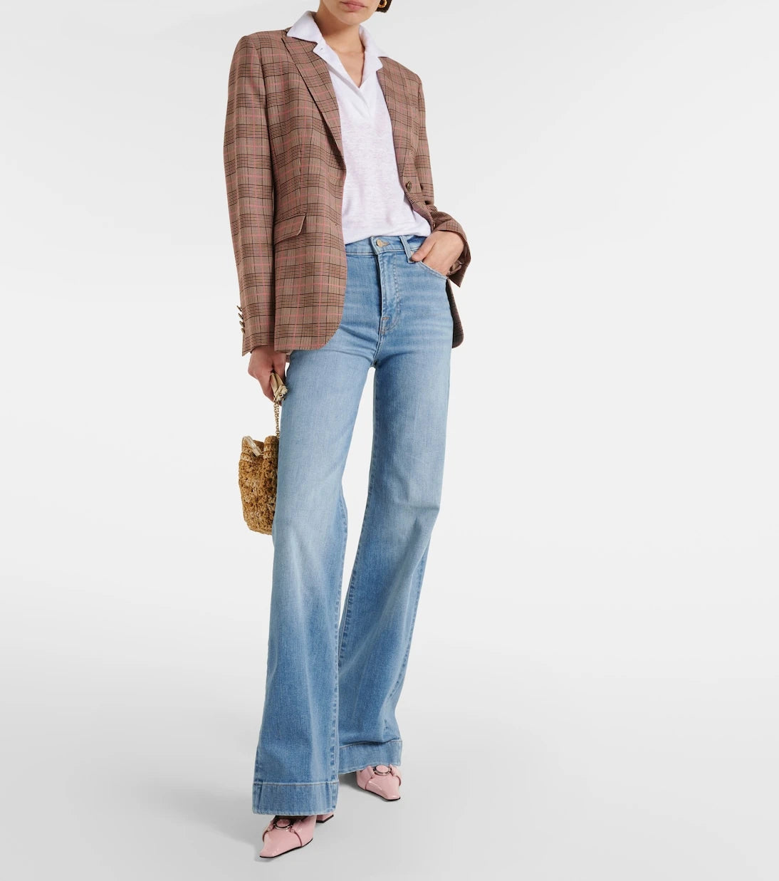 7 For All Mankind - Modern Dojo high-rise flared jeans