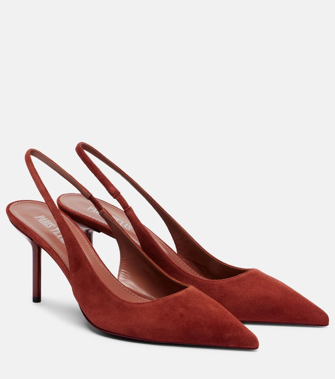 Paris Texas - Lidia 70 suede slingback pumps