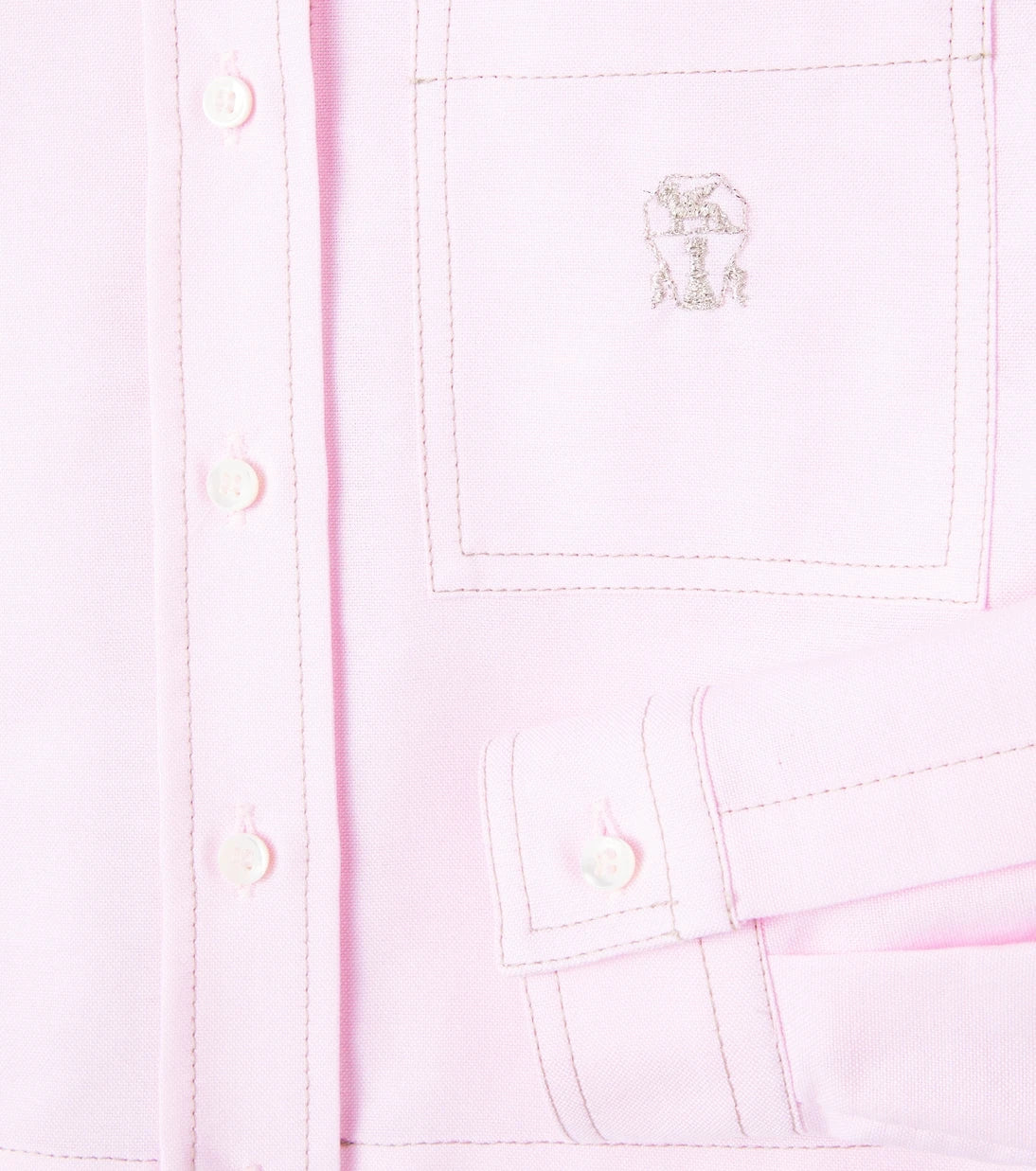 Brunello Cucinelli Kids - Logo cotton shirt