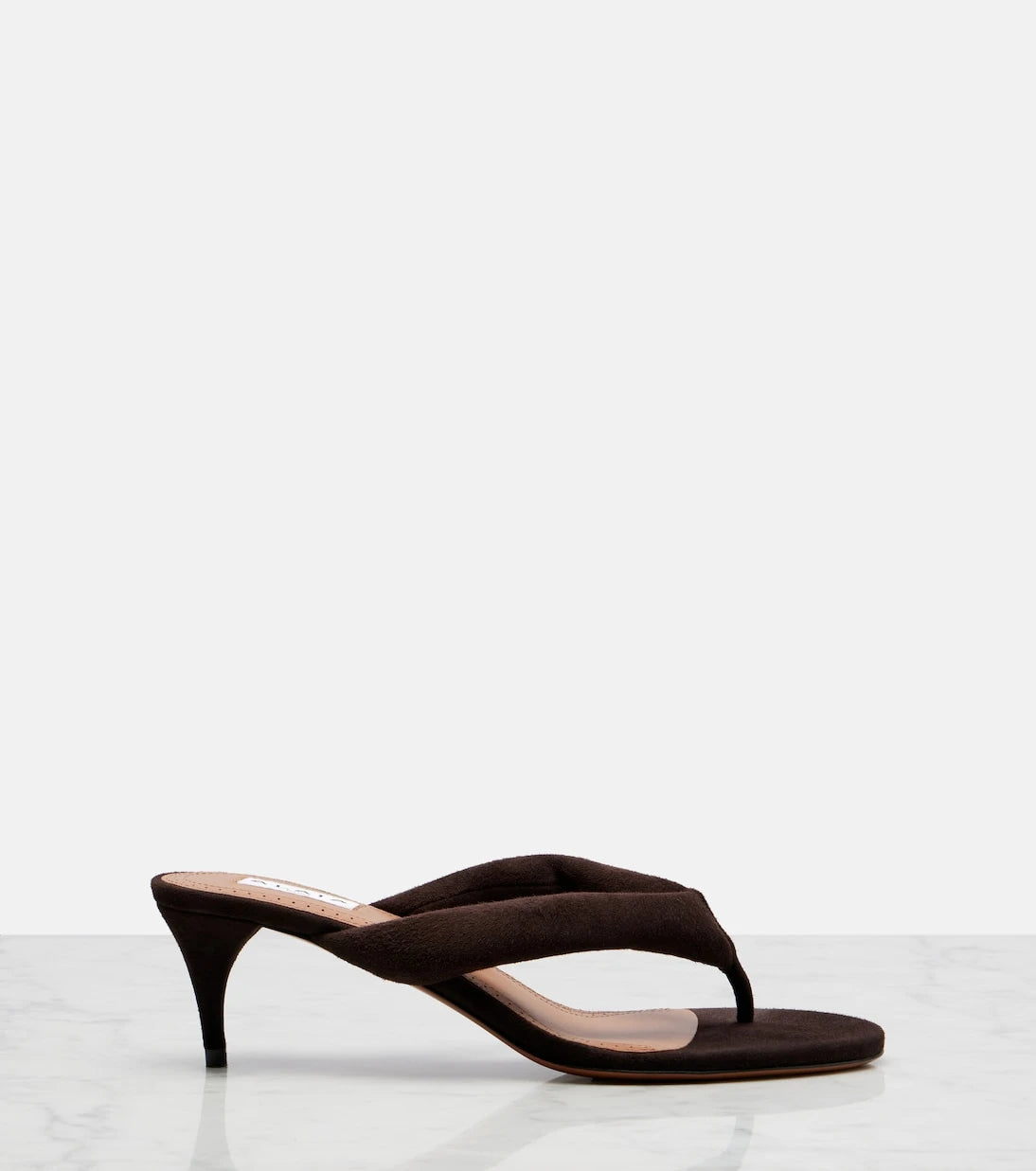 Alaïa - Suede thong sandals
