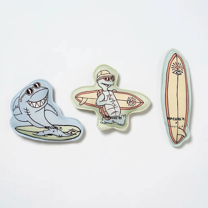 SunnyLife Shred Turtle Aqua x Rip Curl Çocuk Yüzme Oyuncak Seti (3 Parça)