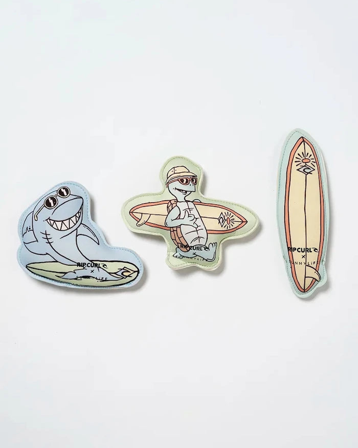 SunnyLife Shred Turtle Aqua x Rip Curl Çocuk Yüzme Oyuncak Seti (3 Parça)