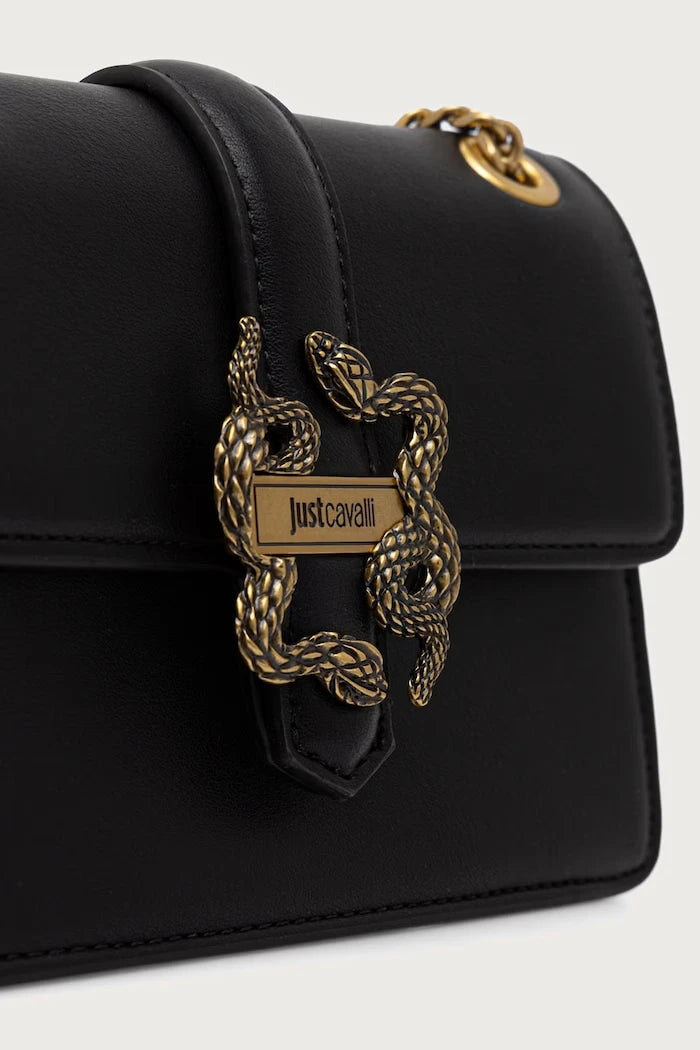 Just Cavalli suni deri kadın crossbody çanta