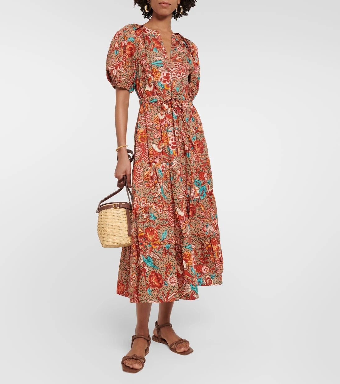 Ulla Johnson - Olina printed cotton midi dress