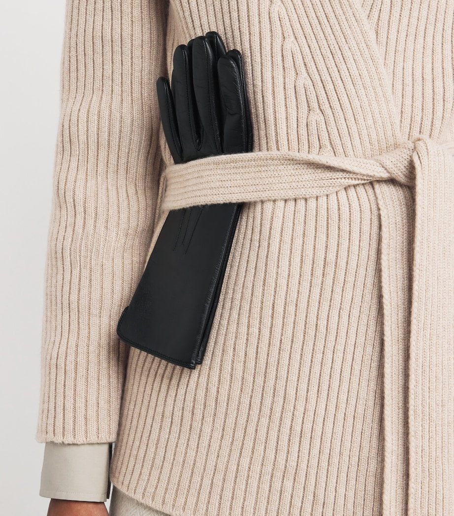 Cashmere Longline Cardigan DARK MEDIUM DYED