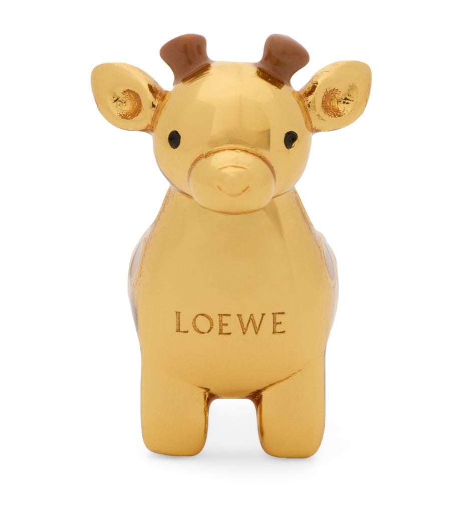 LOEWE Gold x Paula's Ibiza Giraffe Dice Charm