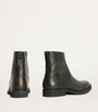 Leather Lang Ankle Boots