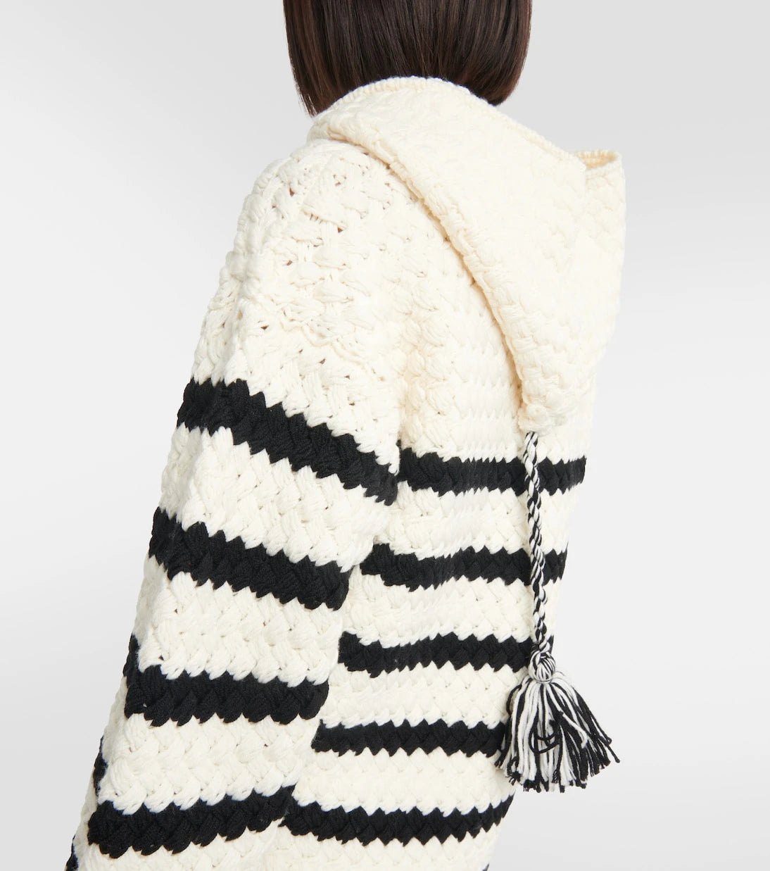 Alanui - The Mariner striped wool hoodie