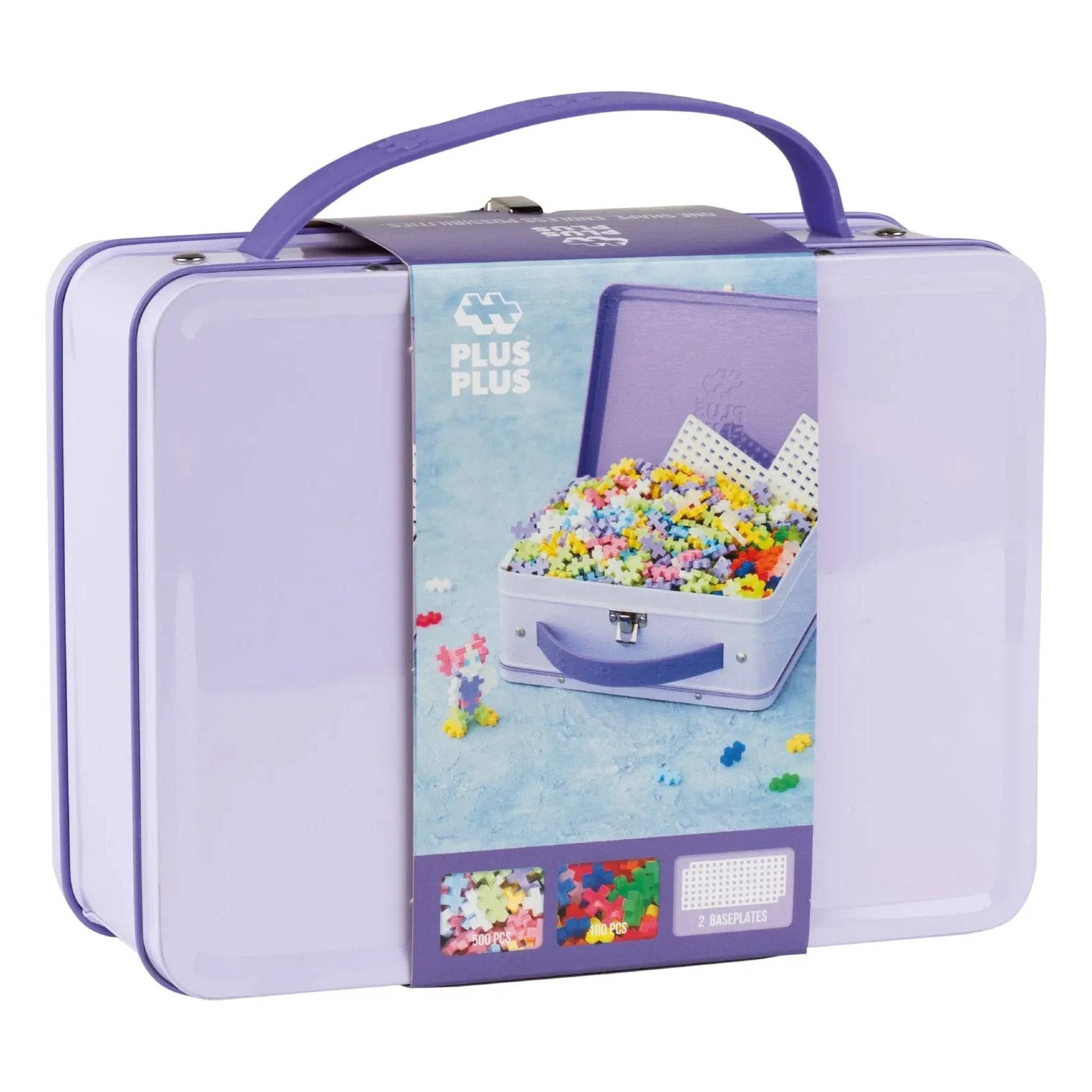 Plus-Plus - Pastel and Neon Valisette - 600 pieces