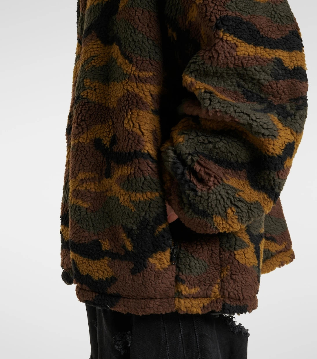 Vetements - Camo fleece jacket
