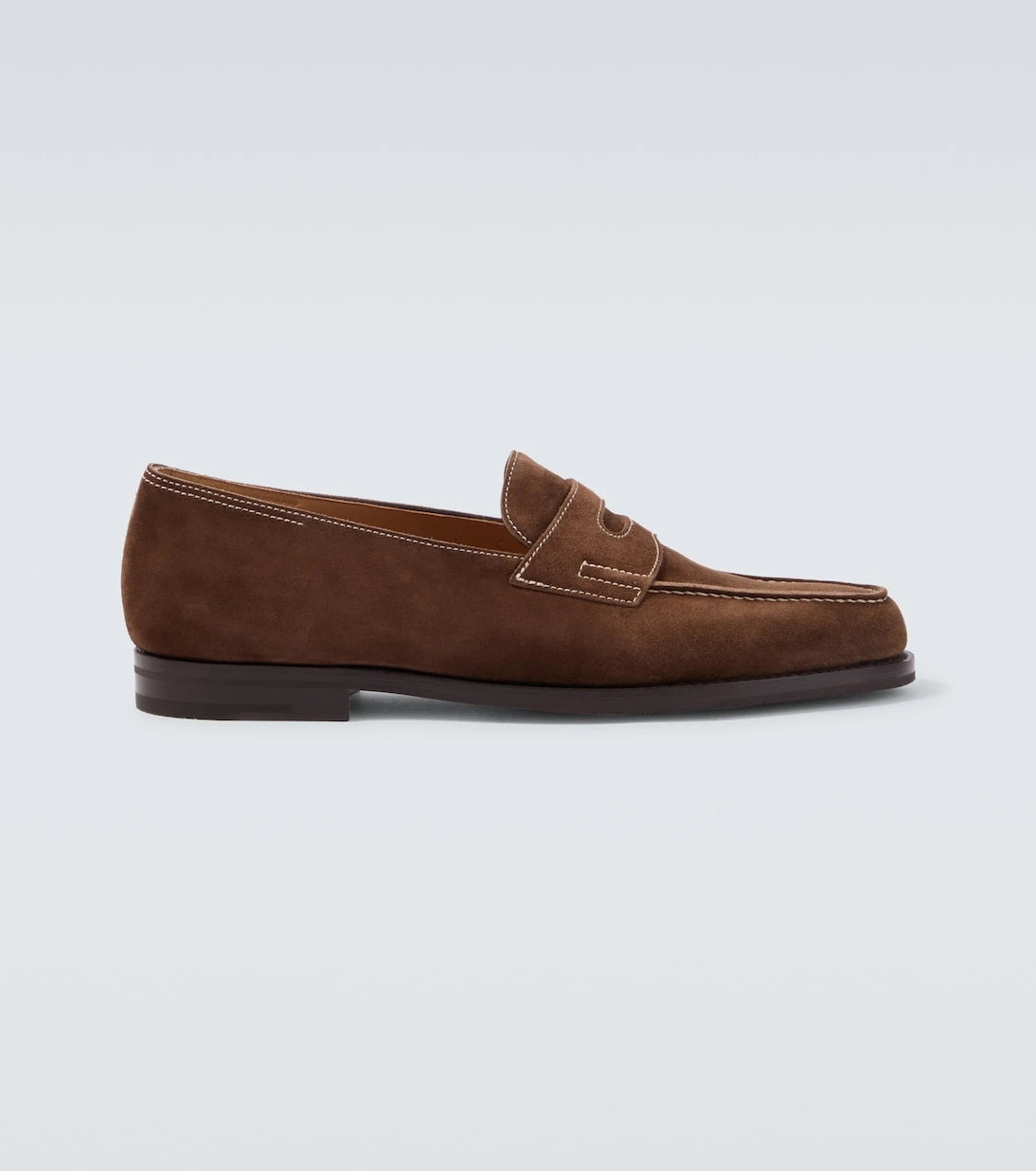 John Lobb - Lopez suede penny loafers