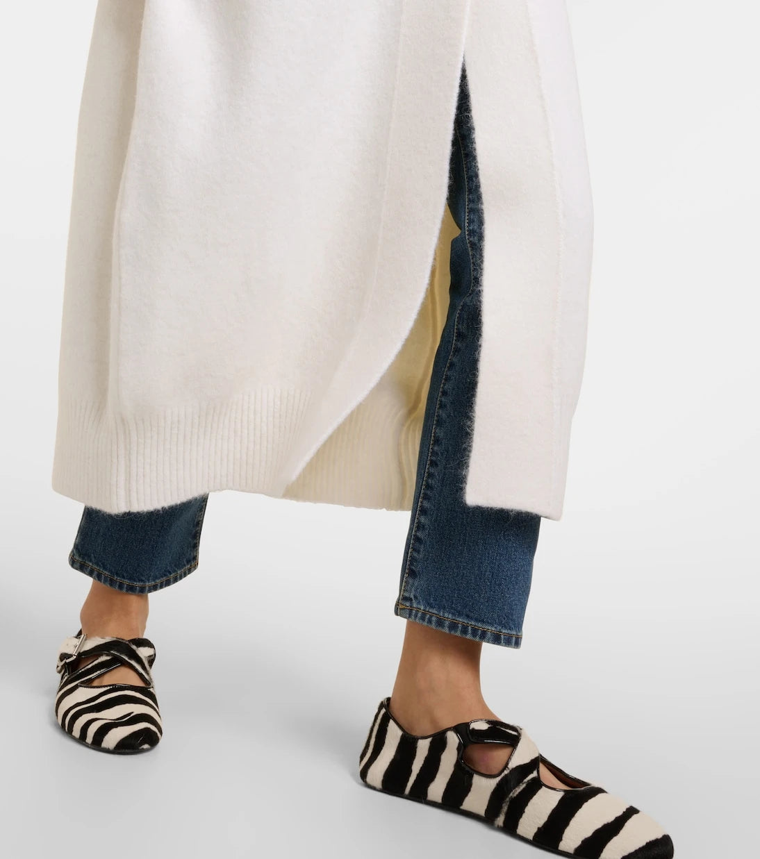 Alaïa - Alpaca-blend sweater dress