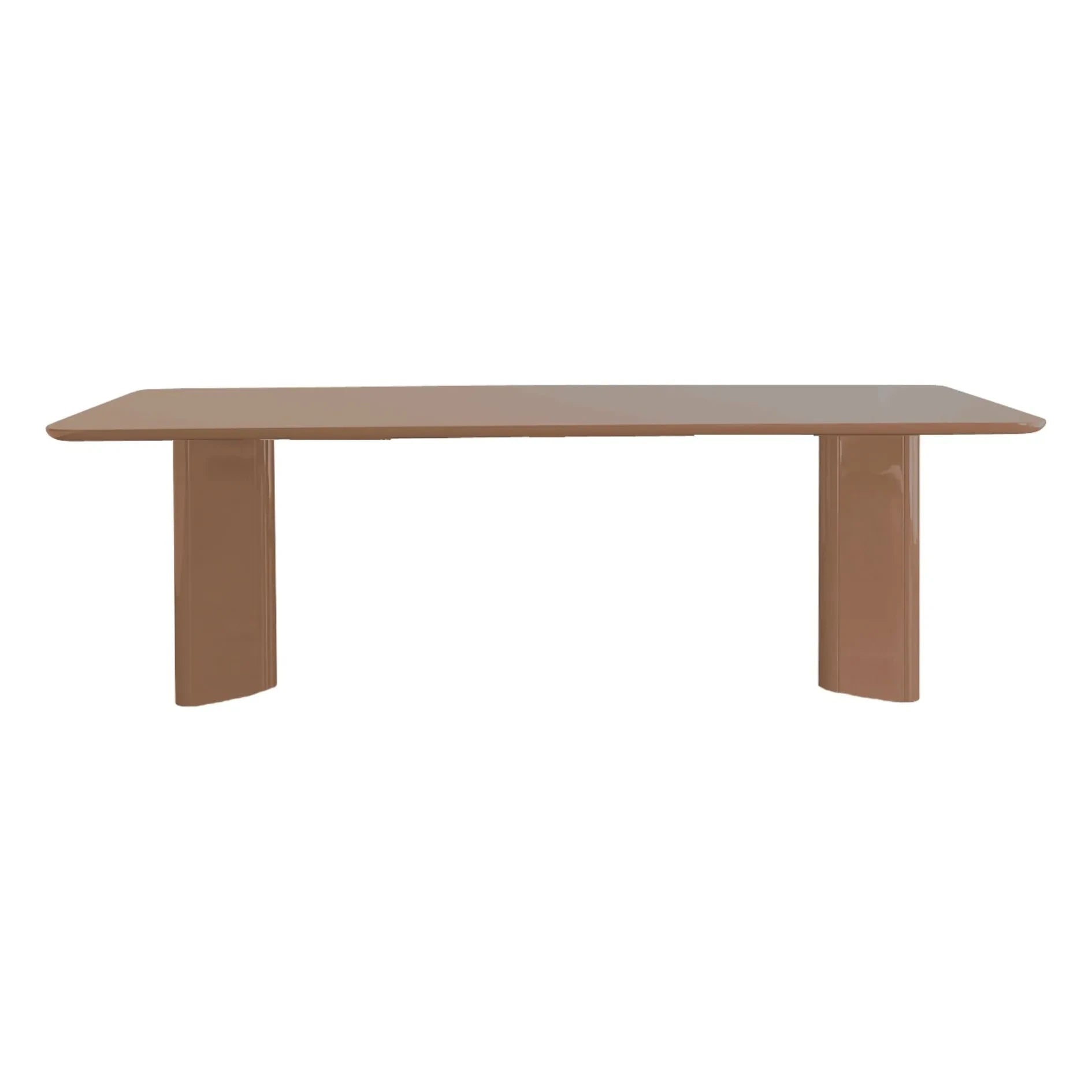 Gabrielle Paris - Victoire lacquered rectangular dining table | Cranberry