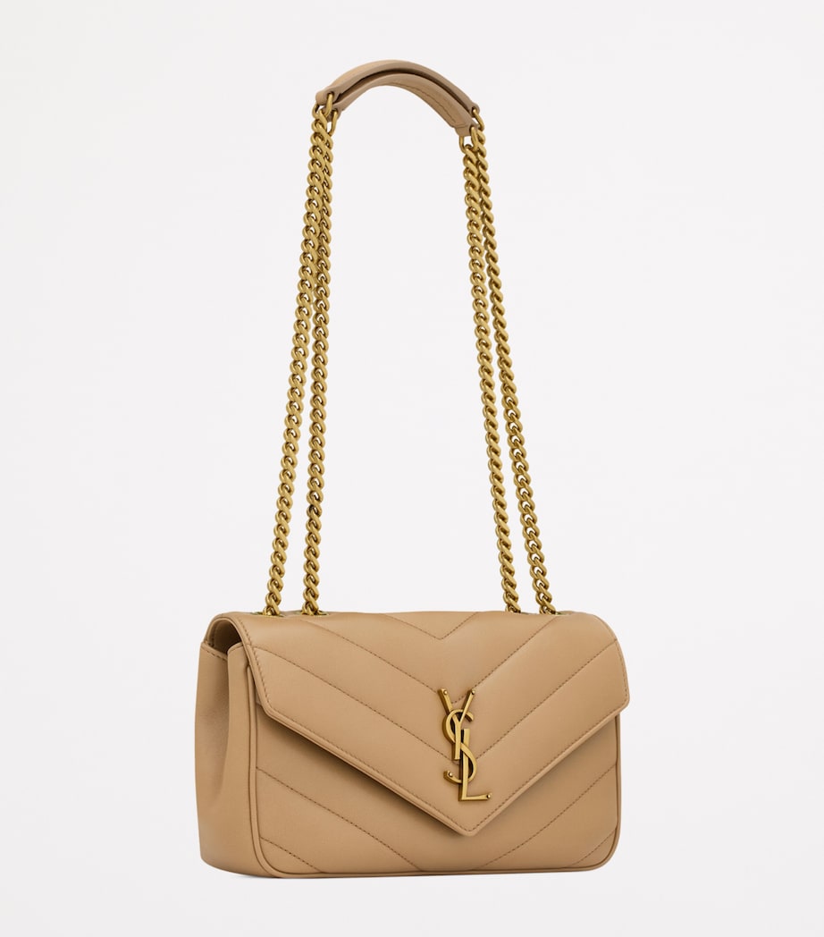 Saint Laurent Brown Small Loulou Shoulder Bag
