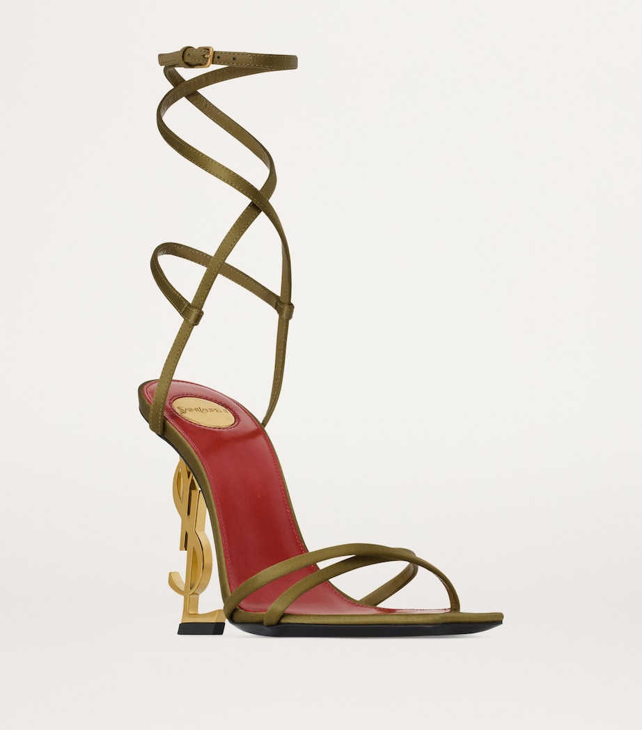 Brown Silk Opyum Sandals 110