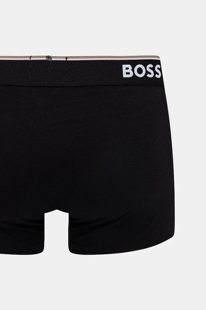 BOSS erkek pamuklu elastan boxer trunk 3P Power Desig 3 adet