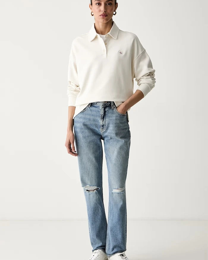Calvin Klein Jeans mom fit kadın jean pantolon