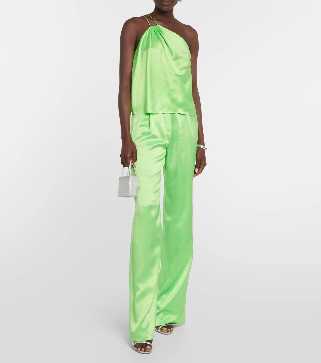 The Sei - One-shoulder silk satin top