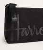 Black Cotton Logo Coin Purse