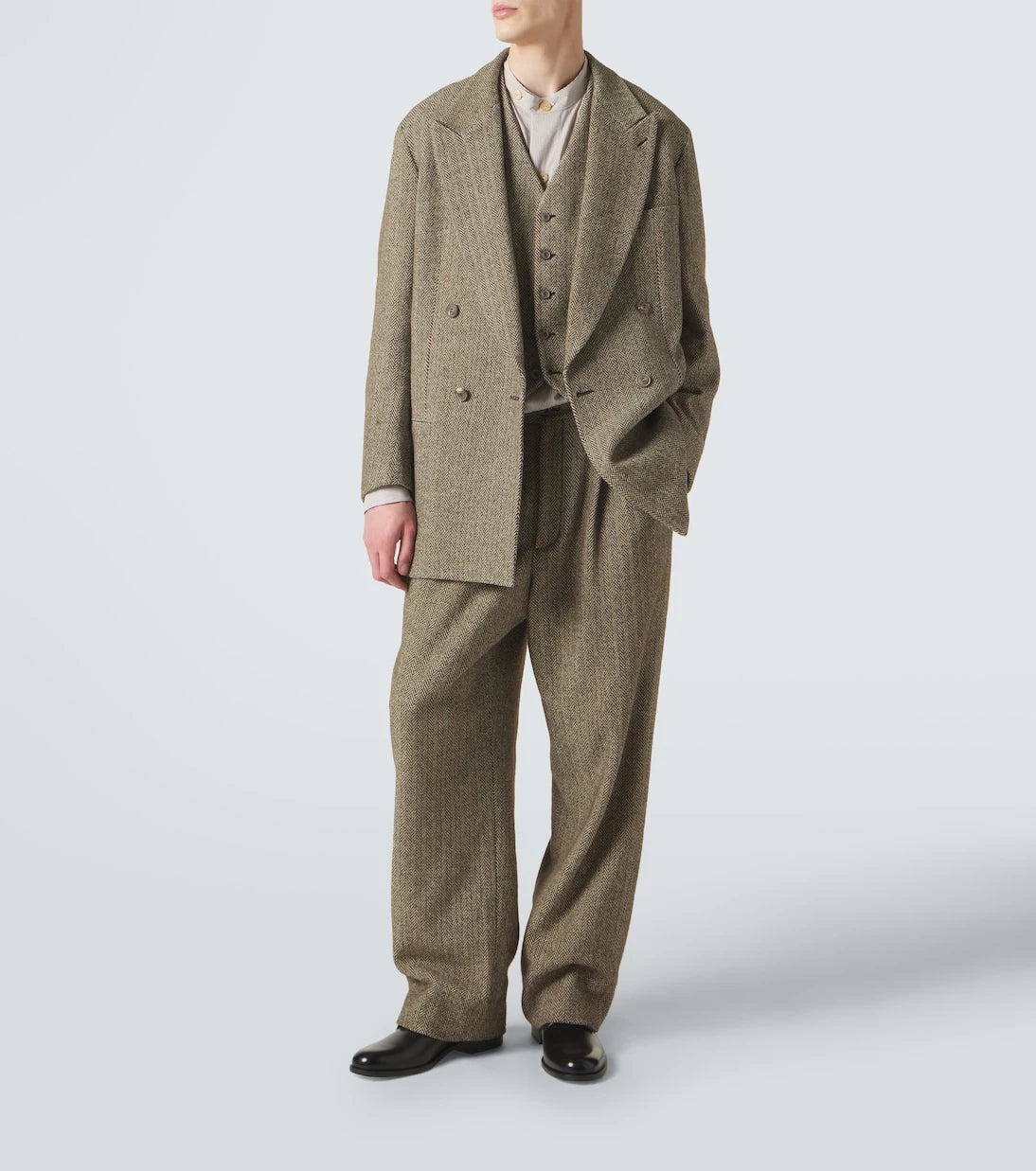 Giorgio Armani - Archivio cotton-blend straight pants
