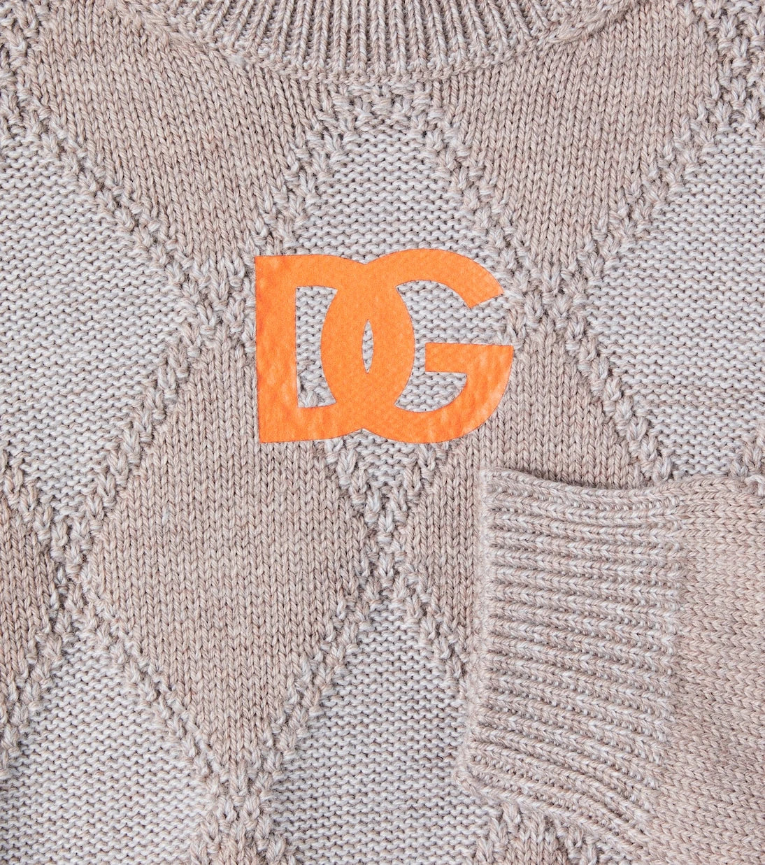 Dolce&Gabbana Kids - DG Intarsia wool sweater