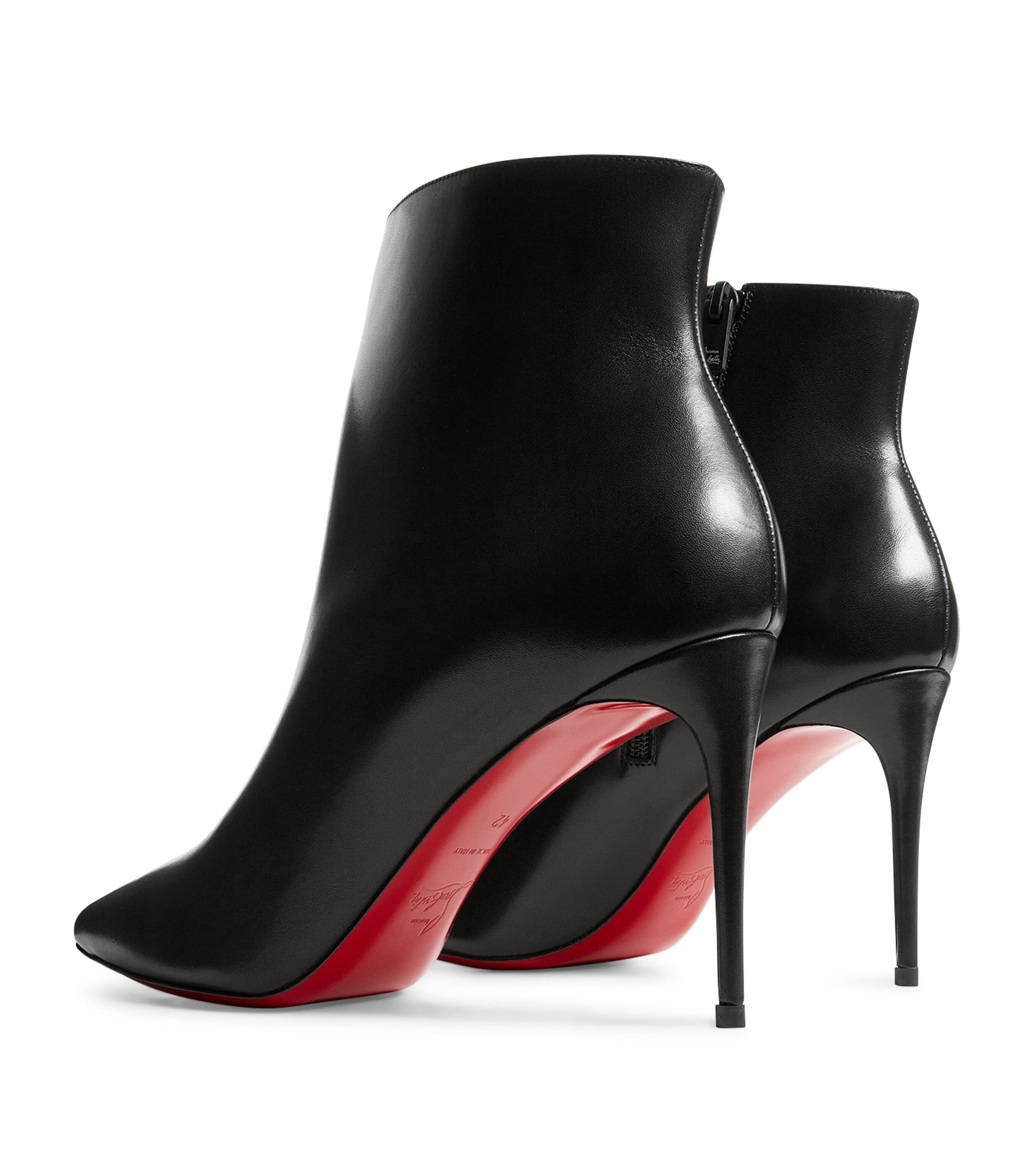 Christian Louboutin Black So Kate Leather Ankle Boots 85