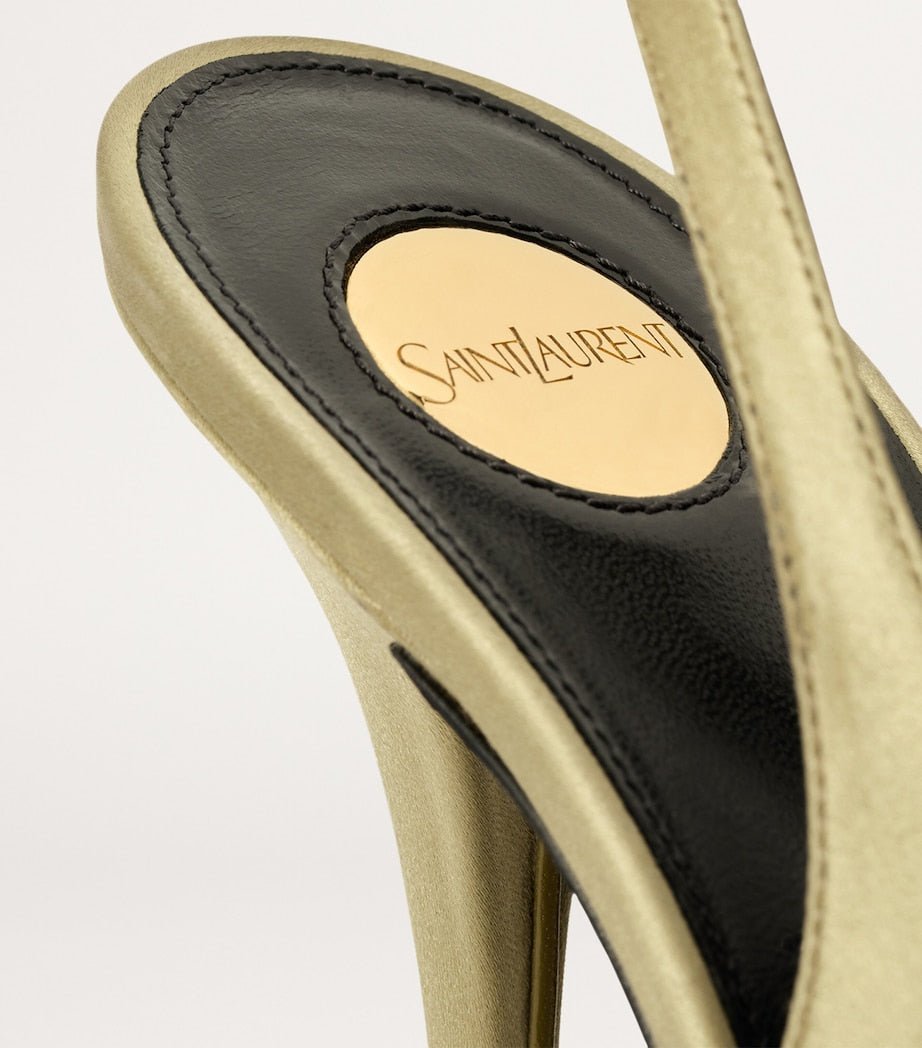 Beige L’entracte Slingback Pumps 110