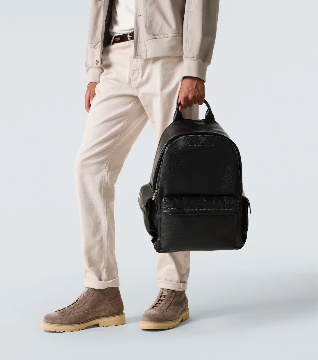Brunello Cucinelli - Leather backpack