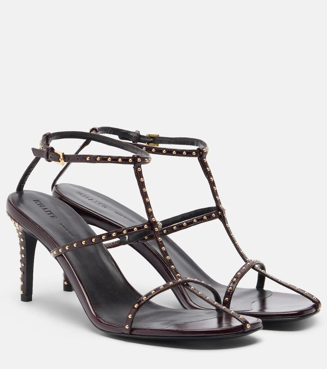 Khaite - Cage studded leather sandals