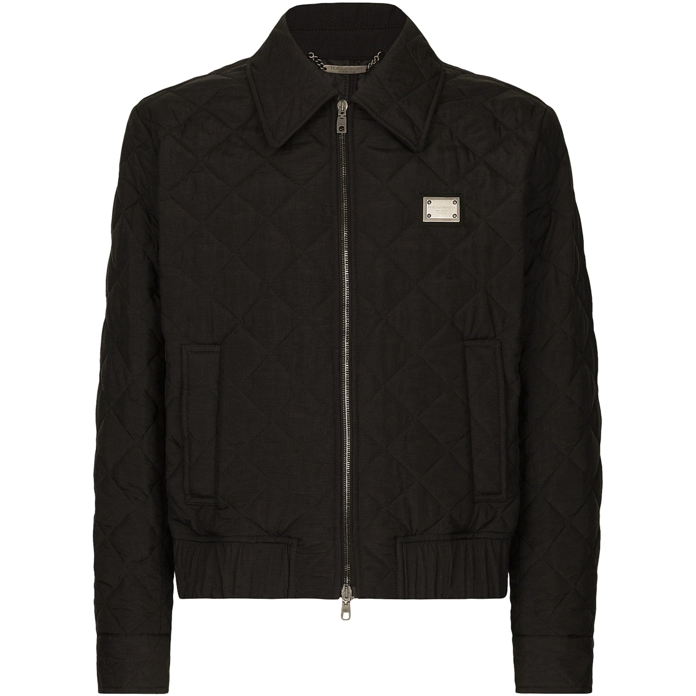 Multi Quilted Bomber Jacket