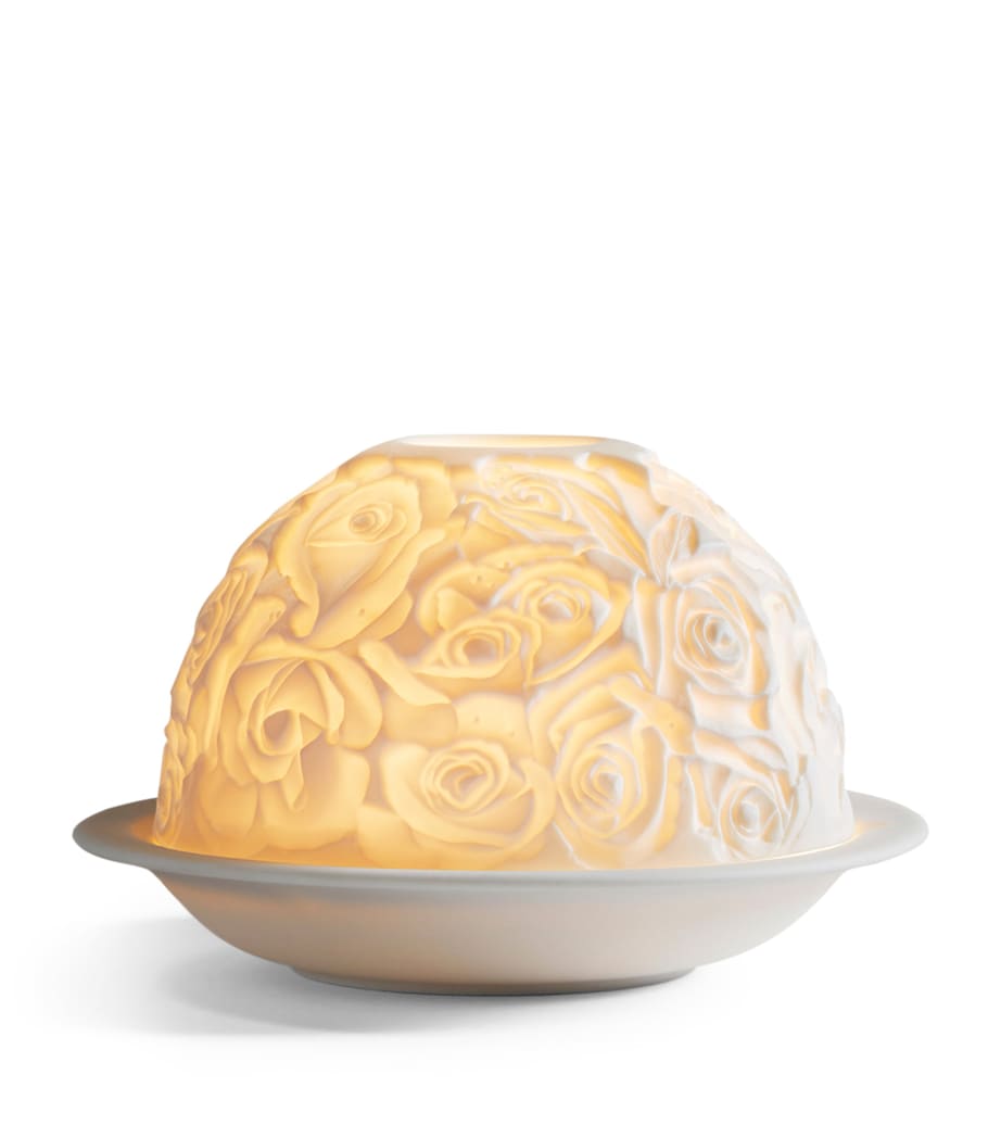 Bernardaud Roses LED Votivelight Lithophane