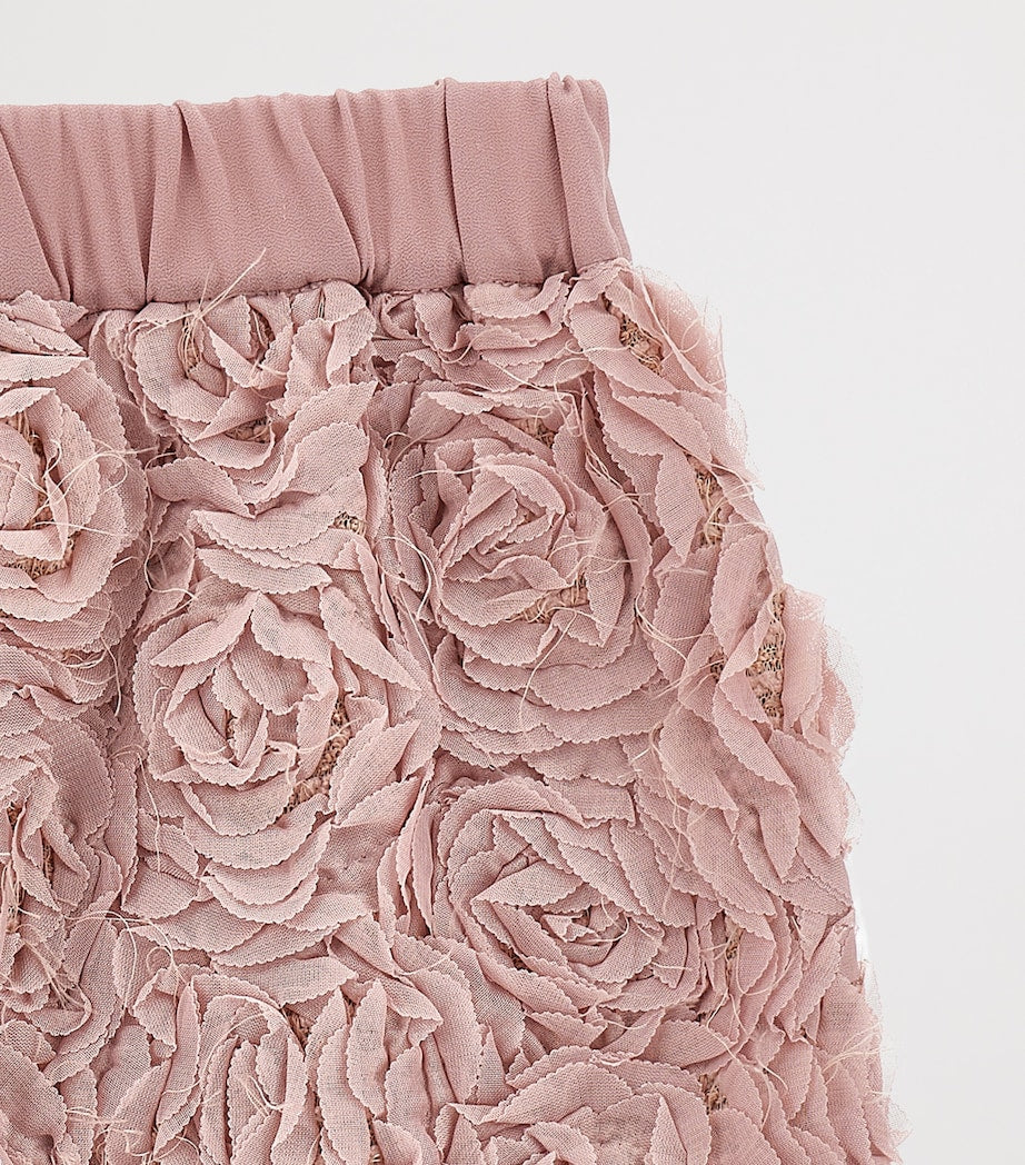 Monnalisa Tulle Flower Skirt (2-16 Years)