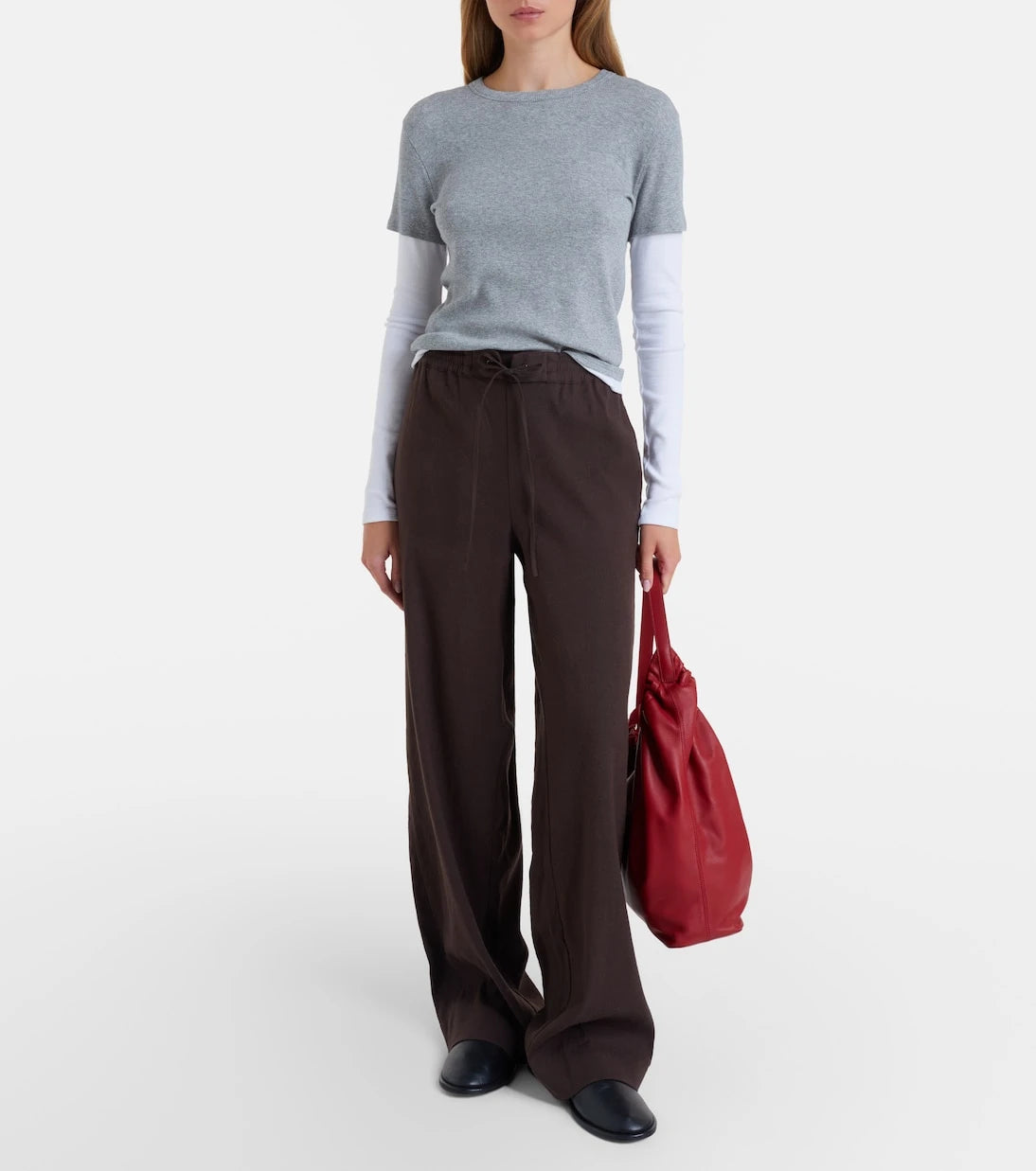 Vince - Linen and rayon-blend wide-leg pants