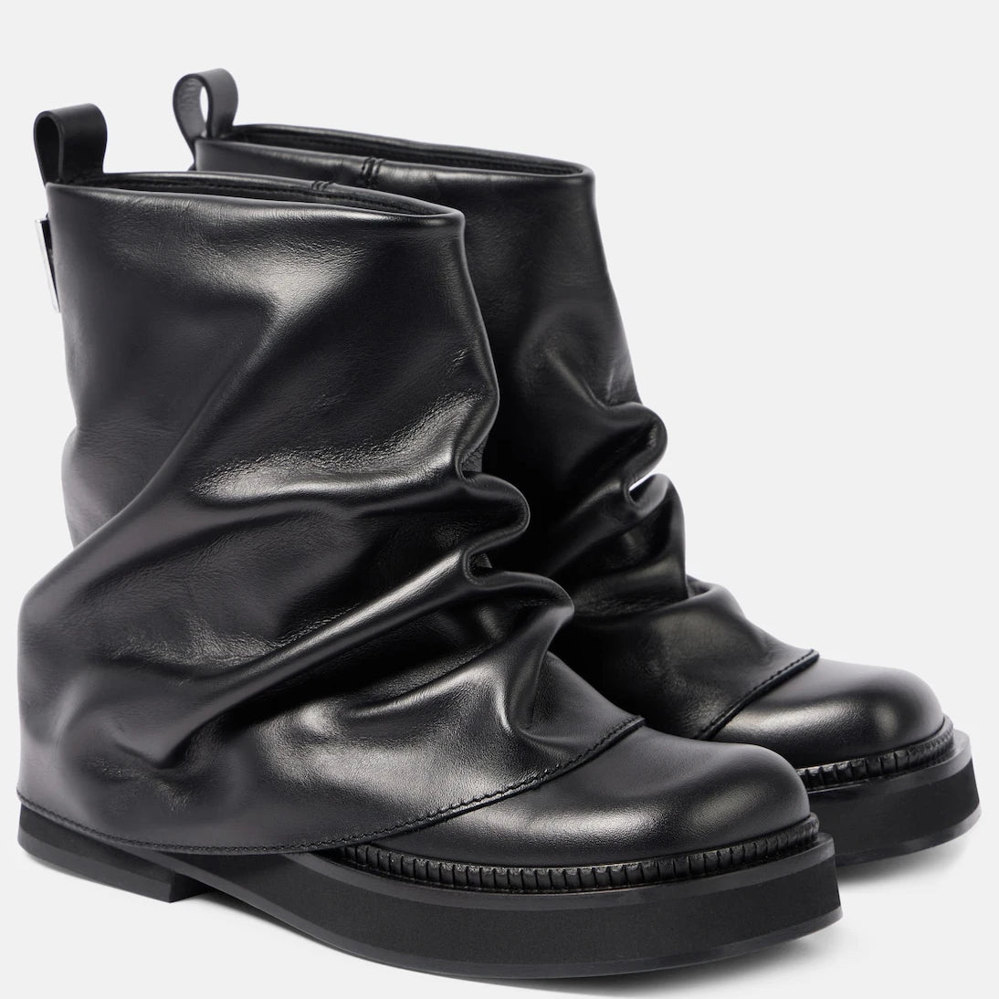 The Attico - Robin leather ankle boots