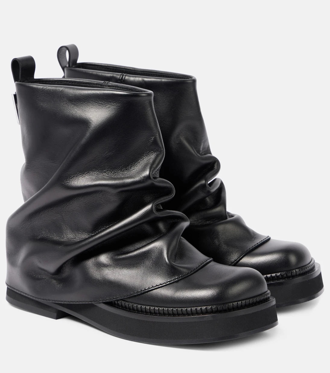 The Attico - Robin leather ankle boots