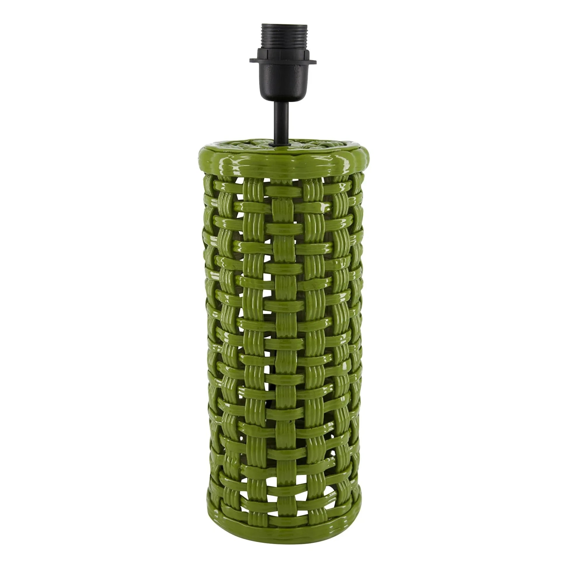 House of Capricorn - Cesta ceramic lamp base | Green
