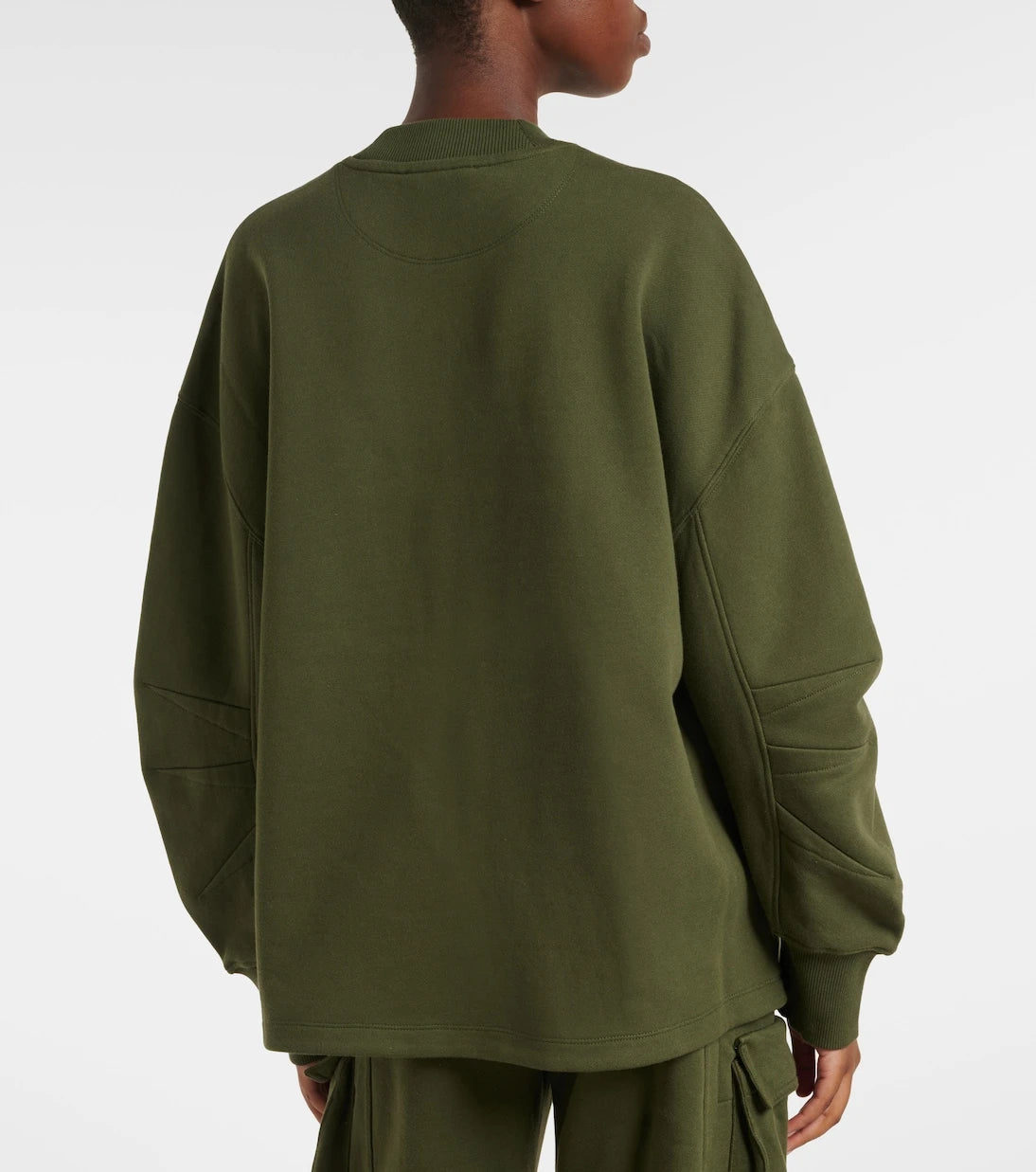The Attico - Oversized cotton jersey sweatshirt