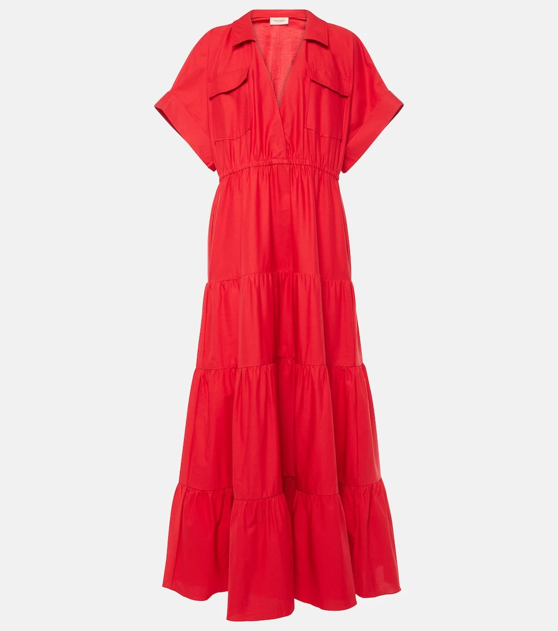 Adriana Degreas - Tiered cotton maxi dress