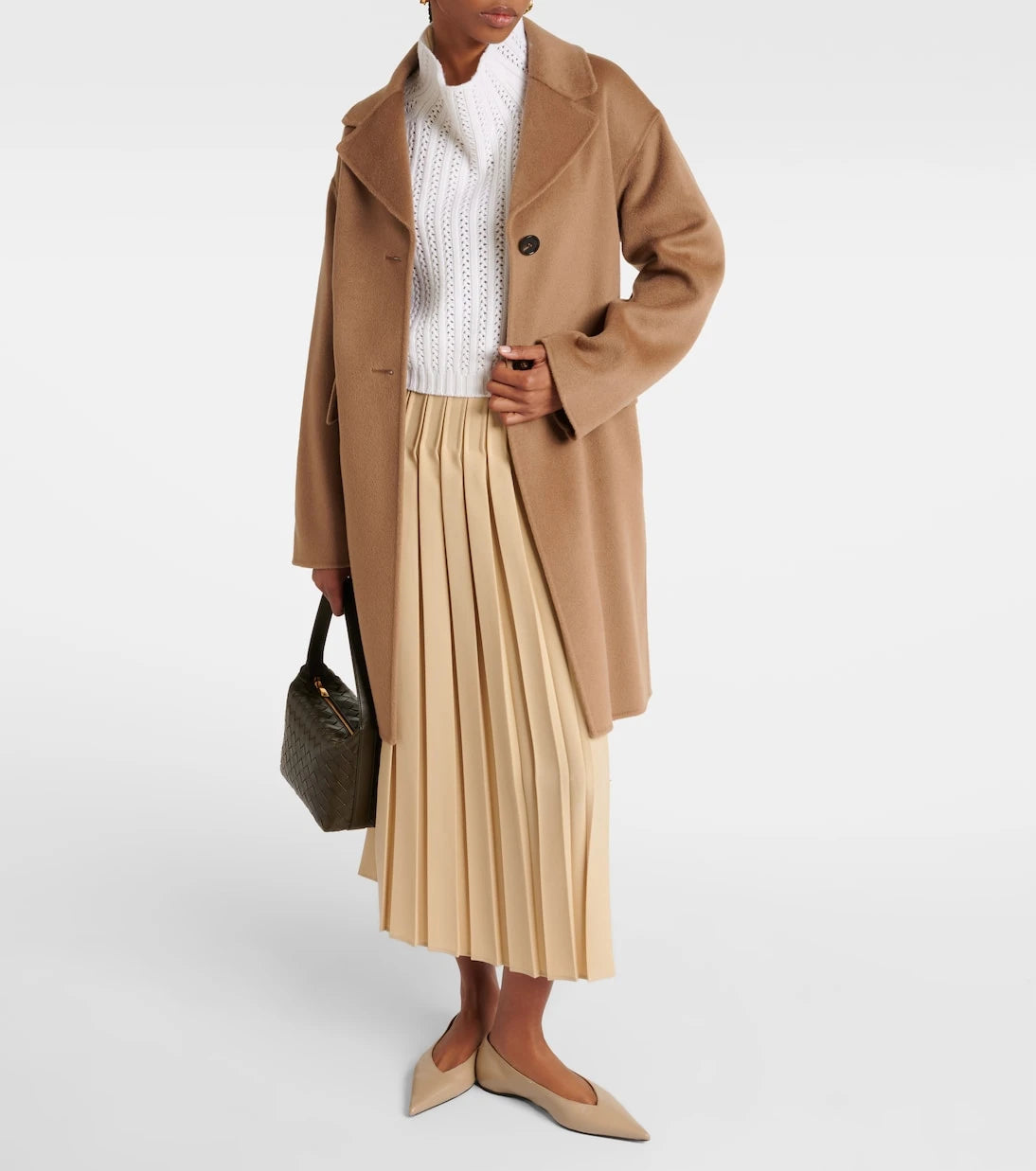 Max Mara - Luisa pleated midi skirt