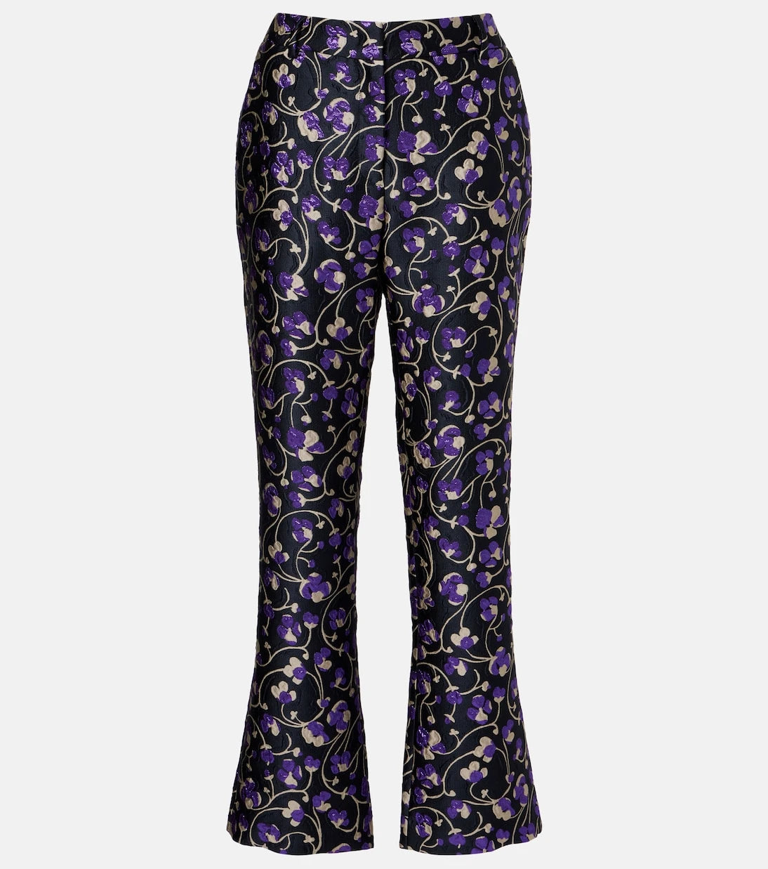 La DoubleJ - 24/7 Honeysuckle jacquard straight pants