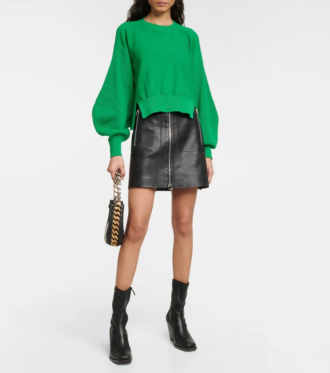 Stella McCartney - Cropped cotton sweater
