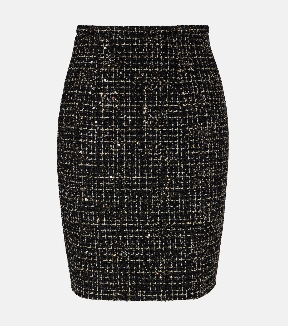Safiyaa - Ayaka sequined tweed pencil skirt