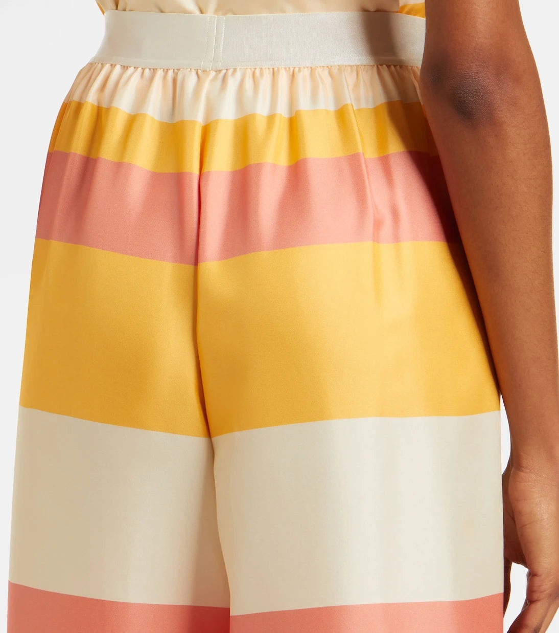 Eres - Lollipop silk twill wide-leg pants